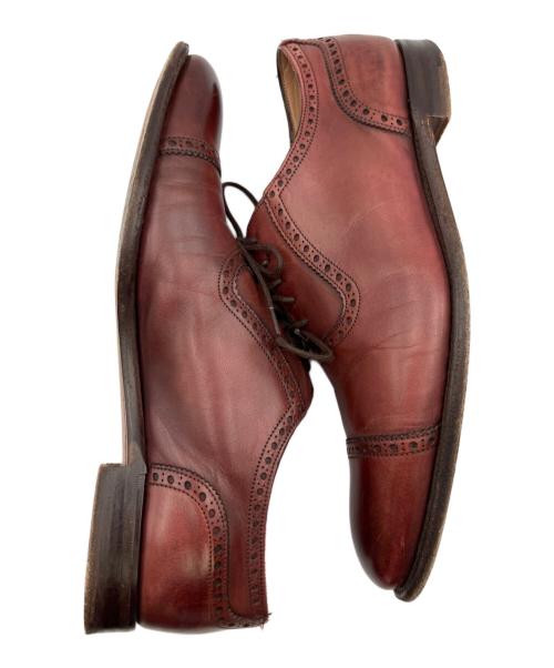 JOSEPH CHEANEY（ジョセフチーニー）Joseph Cheaney (ジョセフチーニー) パンチドキャップトゥシューズ ブラウン サイズ:7Fの古着・服飾アイテム