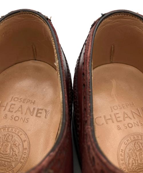 JOSEPH CHEANEY（ジョセフチーニー）Joseph Cheaney (ジョセフチーニー) パンチドキャップトゥシューズ ブラウン サイズ:7Fの古着・服飾アイテム