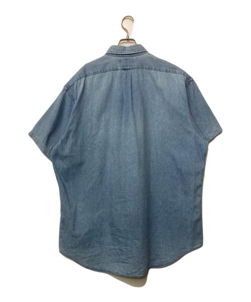 RALPH LAUREN（ラルフローレン）RALPH LAUREN (ラルフローレン) 半袖デニムシャツ ブルー サイズ:Lの古着・服飾アイテム