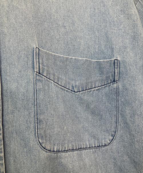 RALPH LAUREN（ラルフローレン）RALPH LAUREN (ラルフローレン) 半袖デニムシャツ ブルー サイズ:Lの古着・服飾アイテム