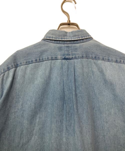 RALPH LAUREN（ラルフローレン）RALPH LAUREN (ラルフローレン) 半袖デニムシャツ ブルー サイズ:Lの古着・服飾アイテム