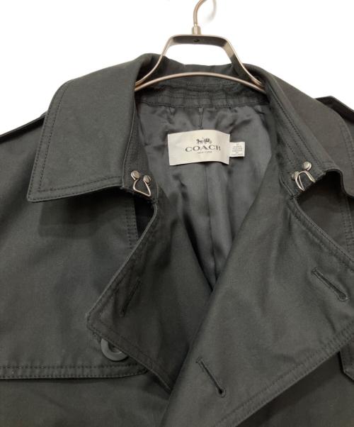 COACH（コーチ）COACH (コーチ) トレンチコート ブラック サイズ:Mの古着・服飾アイテム