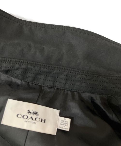 COACH（コーチ）COACH (コーチ) トレンチコート ブラック サイズ:Mの古着・服飾アイテム