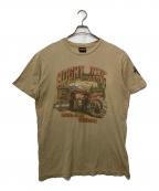HARLEY-DAVIDSONハーレーダビッドソン）の古着「半袖Tシャツ」｜ベージュ