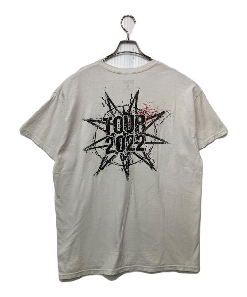 SLIPKNOT（スリップノット）Slipknot (スリップノット) 半袖Tシャツ ホワイト サイズ:XLの古着・服飾アイテム