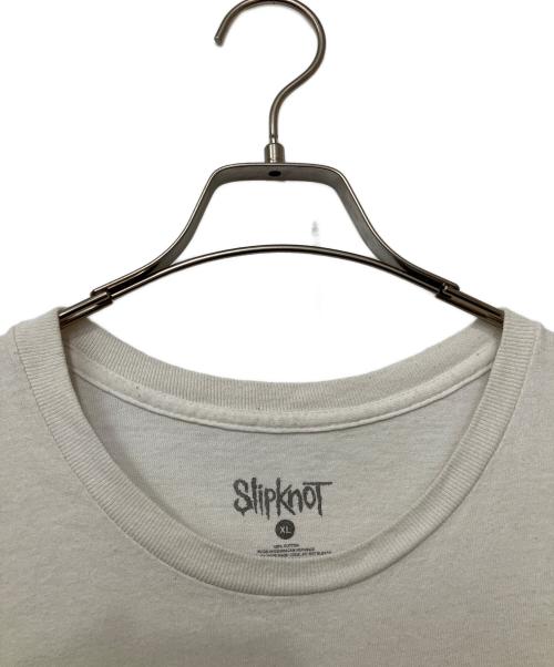 SLIPKNOT（スリップノット）Slipknot (スリップノット) 半袖Tシャツ ホワイト サイズ:XLの古着・服飾アイテム