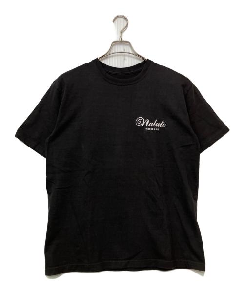 naluto TRUNKS&Co.（ナルトトランクス）naluto TRUNKS&Co. (ナルトトランクス) プリントTシャツ チャコールグレー サイズ:Lの古着・服飾アイテム