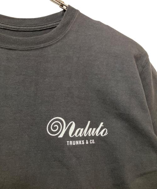 naluto TRUNKS&Co.（ナルトトランクス）naluto TRUNKS&Co. (ナルトトランクス) プリントTシャツ チャコールグレー サイズ:Lの古着・服飾アイテム