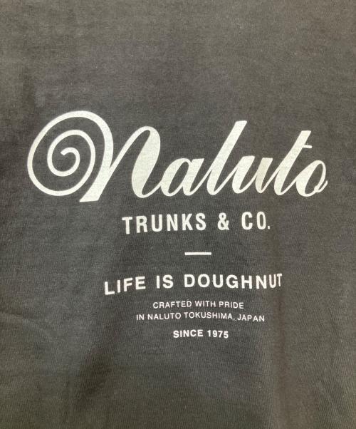 naluto TRUNKS&Co.（ナルトトランクス）naluto TRUNKS&Co. (ナルトトランクス) プリントTシャツ チャコールグレー サイズ:Lの古着・服飾アイテム