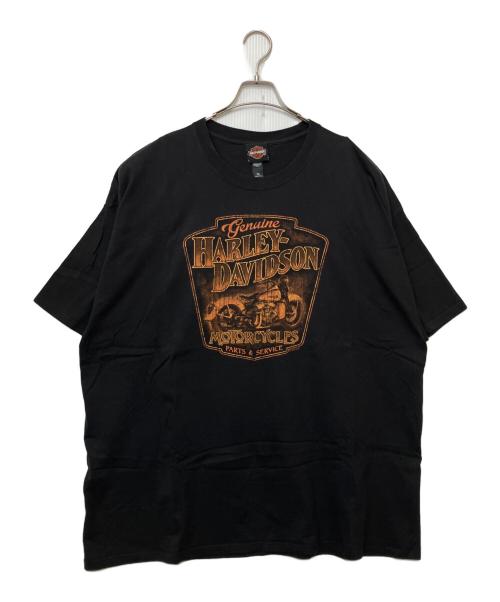 HARLEY-DAVIDSON（ハーレーダビッドソン）HARLEY-DAVIDSON (ハーレーダビッドソン) プリントTシャツ ブラック サイズ:3XLの古着・服飾アイテム