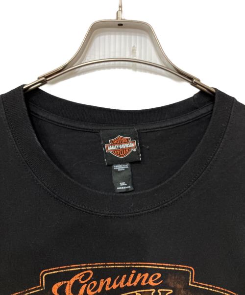 HARLEY-DAVIDSON（ハーレーダビッドソン）HARLEY-DAVIDSON (ハーレーダビッドソン) プリントTシャツ ブラック サイズ:3XLの古着・服飾アイテム