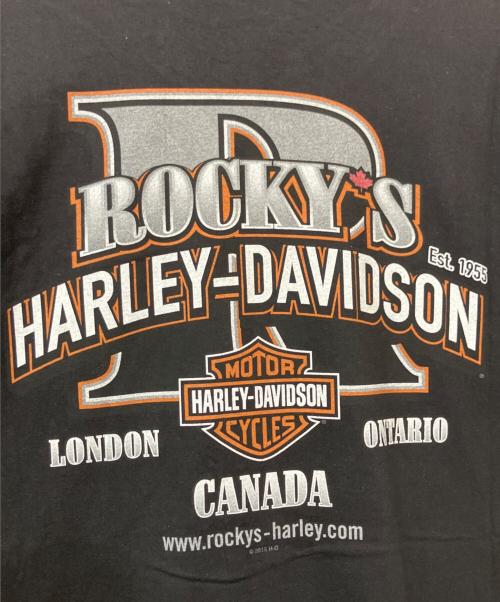 HARLEY-DAVIDSON（ハーレーダビッドソン）HARLEY-DAVIDSON (ハーレーダビッドソン) プリントTシャツ ブラック サイズ:3XLの古着・服飾アイテム