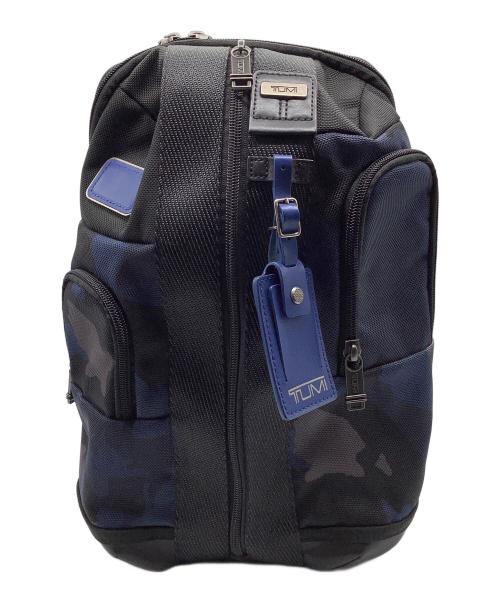 TUMI（トゥミ）TUMI (トゥミ) クロスバッグ ブルー×ブラックの古着・服飾アイテム