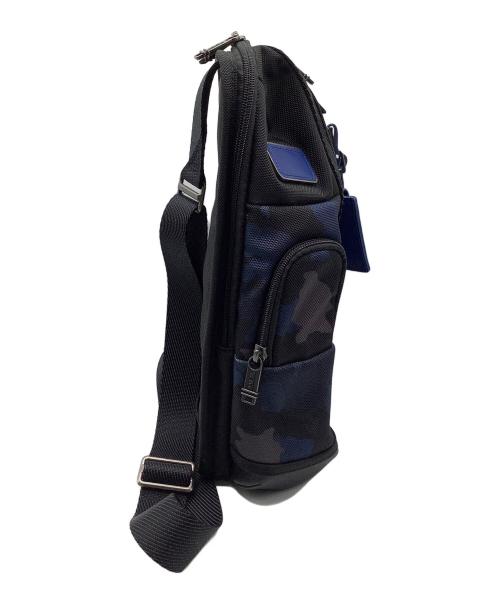 TUMI（トゥミ）TUMI (トゥミ) クロスバッグ ブルー×ブラックの古着・服飾アイテム