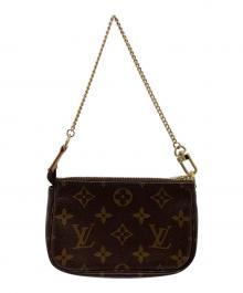 LOUIS VUITTON（ルイ ヴィトン）の古着「ミニ・ポシェット・アクセソワール　ポシェット」｜ブラウン