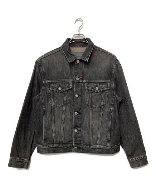 Calvin Klein Jeans（カルバンクラインジーンズ）Calvin Klein Jeans (カルバンクラインジーンズ) デニムジャケット ブラック サイズ:Sの古着・服飾アイテム