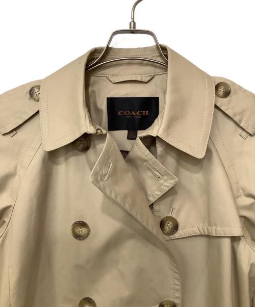COACH（コーチ）COACH (コーチ) トレンチコート ベージュ サイズ:Mの古着・服飾アイテム