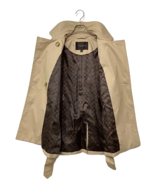 COACH（コーチ）COACH (コーチ) トレンチコート ベージュ サイズ:Mの古着・服飾アイテム