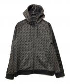 BLACK LABEL CRESTBRIDGEブラックレーベル クレストブリッジ）の古着「ジップパーカー」｜ブラック