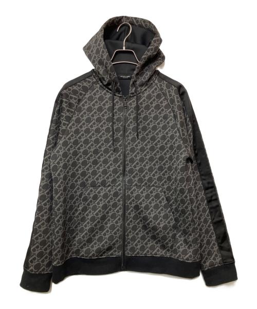 BLACK LABEL CRESTBRIDGE（ブラックレーベル クレストブリッジ）BLACK LABEL CRESTBRIDGE (ブラックレーベル クレストブリッジ) ジップパーカー ブラック サイズ:Lの古着・服飾アイテム