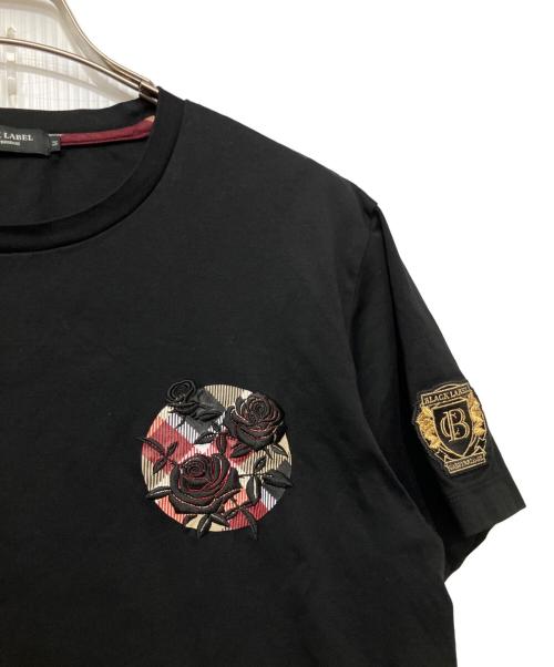 BLACK LABEL CRESTBRIDGE（ブラックレーベル クレストブリッジ）BLACK LABEL CRESTBRIDGE (ブラックレーベル クレストブリッジ) 半袖Tシャツ ブラック サイズ:Mの古着・服飾アイテム