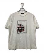 BLACK LABEL CRESTBRIDGEブラックレーベル クレストブリッジ）の古着「プリントTシャツ」｜ホワイト