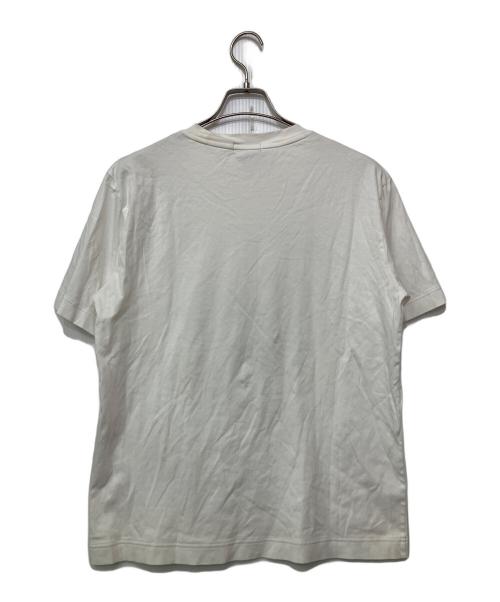 BLACK LABEL CRESTBRIDGE（ブラックレーベル クレストブリッジ）BLACK LABEL CRESTBRIDGE (ブラックレーベル クレストブリッジ) プリントTシャツ ホワイト サイズ:Lの古着・服飾アイテム