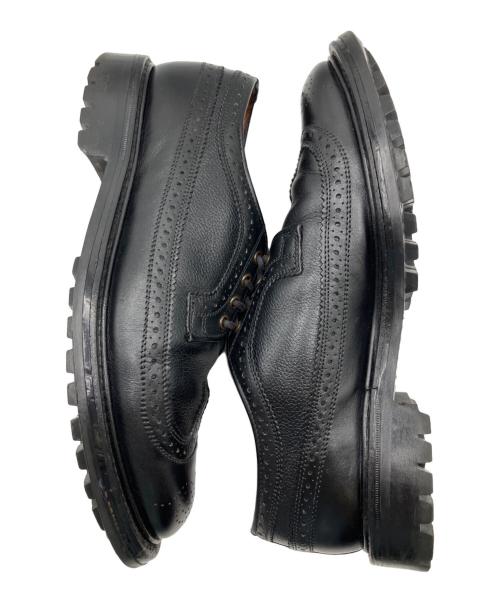 SANDERS（サンダース）SANDERS (サンダース) ウィングチップシューズ ブラック サイズ:7 1/2の古着・服飾アイテム