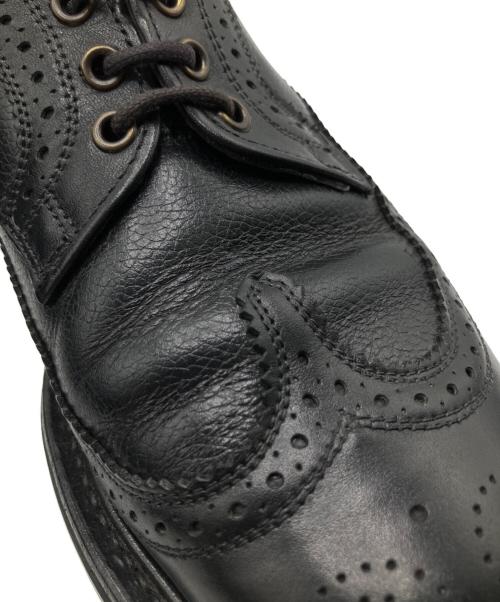 SANDERS（サンダース）SANDERS (サンダース) ウィングチップシューズ ブラック サイズ:7 1/2の古着・服飾アイテム