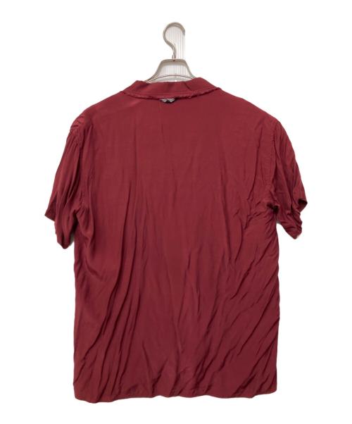 YSTRDY’S TMRRW（イエスタディズトゥモロー）YSTRDY’S TMRRW (イエスタディズトゥモロー) 半袖シャツ ワインレッド サイズ:Lの古着・服飾アイテム