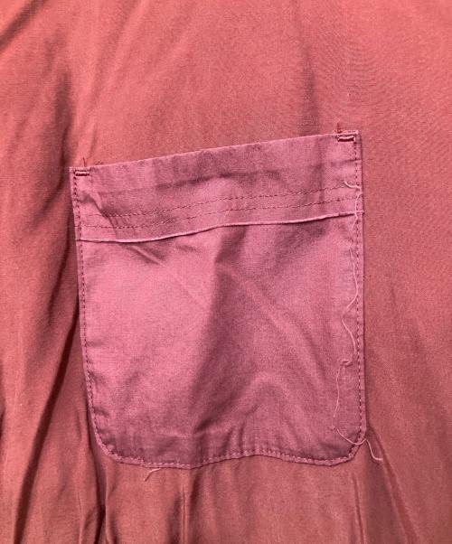 YSTRDY’S TMRRW（イエスタディズトゥモロー）YSTRDY’S TMRRW (イエスタディズトゥモロー) 半袖シャツ ワインレッド サイズ:Lの古着・服飾アイテム