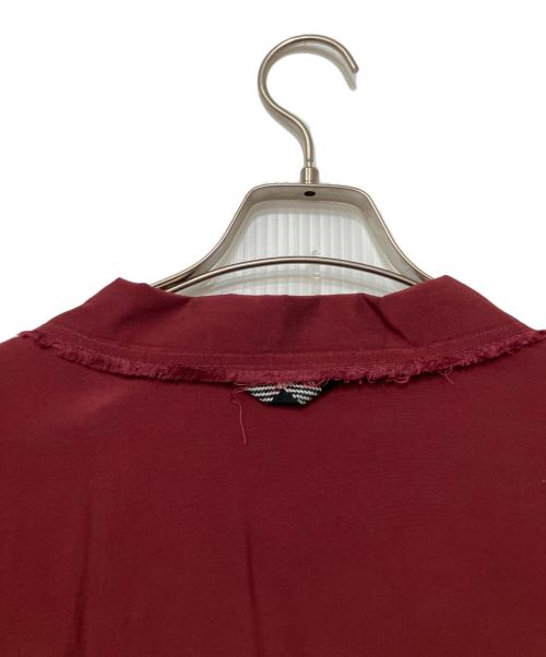 YSTRDY’S TMRRW（イエスタディズトゥモロー）YSTRDY’S TMRRW (イエスタディズトゥモロー) 半袖シャツ ワインレッド サイズ:Lの古着・服飾アイテム