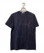 BALENCIAGAバレンシアガ）の古着「半袖Tシャツ」｜パープル×ブラック