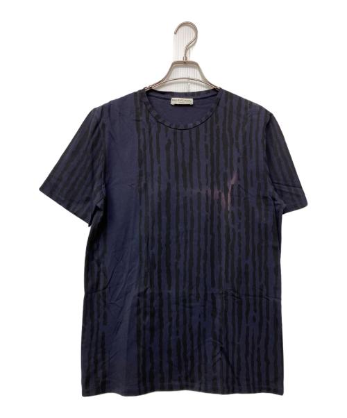 BALENCIAGA（バレンシアガ）BALENCIAGA (バレンシアガ) 半袖Tシャツ パープル×ブラック サイズ:Sの古着・服飾アイテム