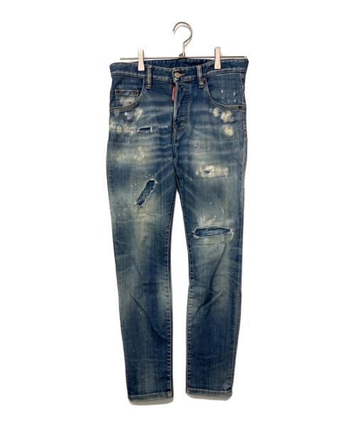 DSQUARED2（ディースクエアード）DSQUARED2 (ディースクエアード) デニムパンツ ブルー サイズ:44の古着・服飾アイテム