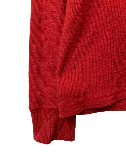 RRL（ダブルアールエル）RRL (ダブルアールエル) 長袖カットソー レッド サイズ:XLの古着・服飾アイテム