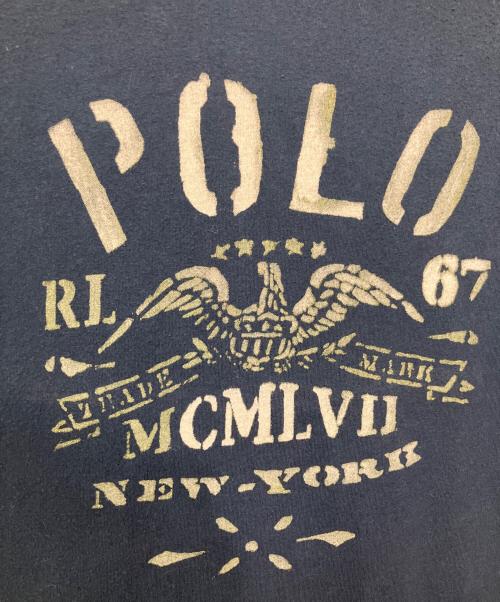 POLO BY RALPH LAUREN（ポロ バイ ラルフローレン）POLO by RALPH LAUREN (ポロ バイ ラルフローレン) プリントTシャツ ブラック サイズ:XLの古着・服飾アイテム