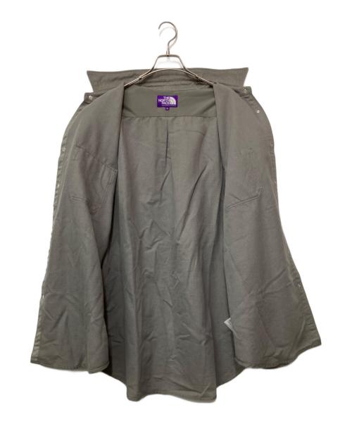THE NORTHFACE PURPLELABEL（ザ・ノースフェイス パープルレーベル）THE NORTHFACE PURPLELABEL (ザ・ノースフェイス パープルレーベル) 長袖シャツ グレー サイズ:XLの古着・服飾アイテム