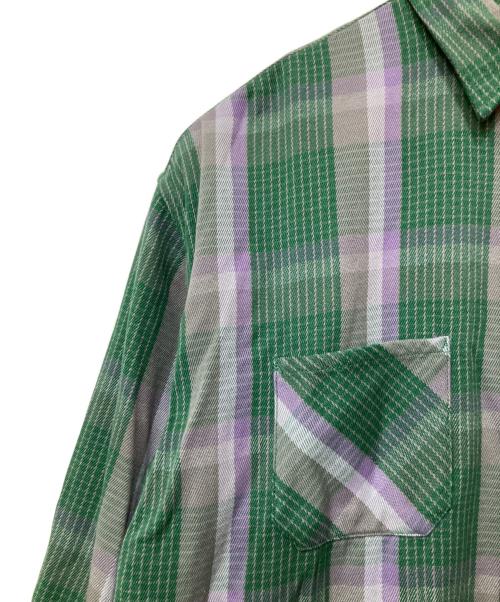 THE NORTHFACE PURPLELABEL（ザ・ノースフェイス パープルレーベル）THE NORTHFACE PURPLELABEL (ザ・ノースフェイス パープルレーベル) 長袖シャツ グリーン サイズ:XLの古着・服飾アイテム