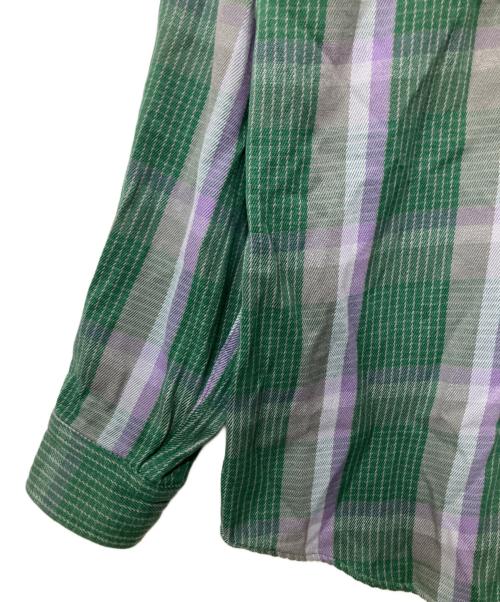 THE NORTHFACE PURPLELABEL（ザ・ノースフェイス パープルレーベル）THE NORTHFACE PURPLELABEL (ザ・ノースフェイス パープルレーベル) 長袖シャツ グリーン サイズ:XLの古着・服飾アイテム