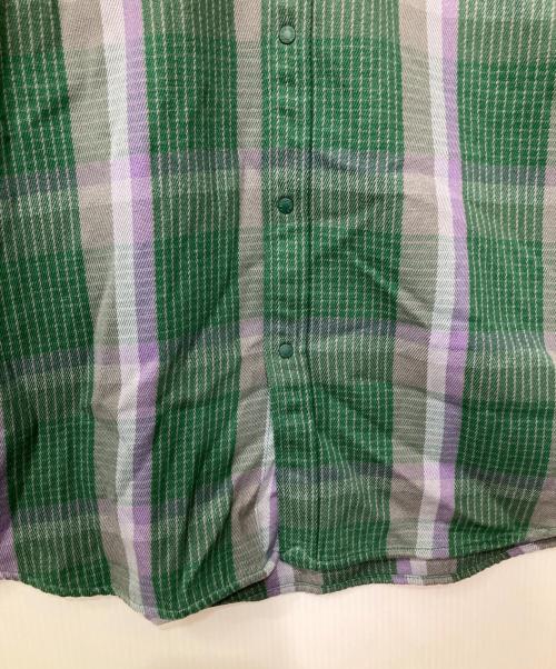 THE NORTHFACE PURPLELABEL（ザ・ノースフェイス パープルレーベル）THE NORTHFACE PURPLELABEL (ザ・ノースフェイス パープルレーベル) 長袖シャツ グリーン サイズ:XLの古着・服飾アイテム