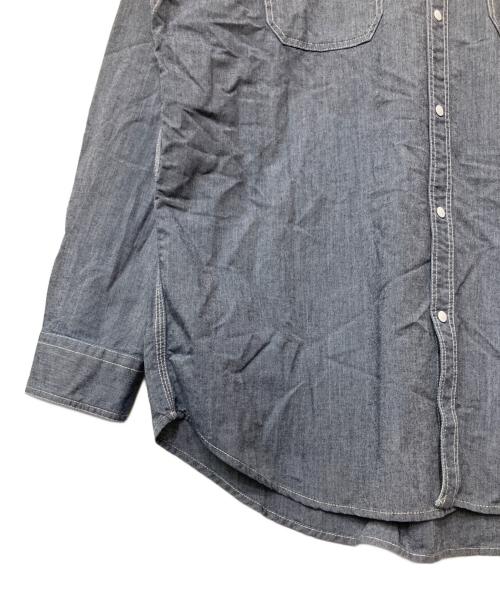 THE NORTHFACE PURPLELABEL（ザ・ノースフェイス パープルレーベル）THE NORTHFACE PURPLELABEL (ザ・ノースフェイス パープルレーベル) 長袖シャツ インディゴ サイズ:Lの古着・服飾アイテム