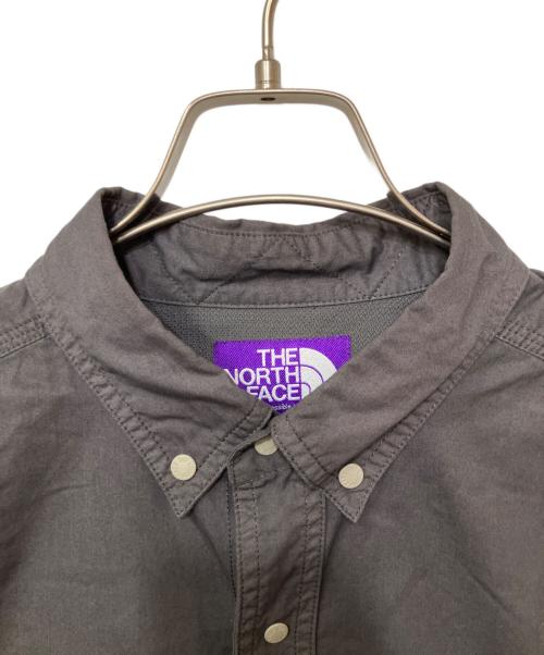 THE NORTHFACE PURPLELABEL（ザ・ノースフェイス パープルレーベル）THE NORTHFACE PURPLELABEL (ザ・ノースフェイス パープルレーベル) 長袖シャツ グレー サイズ:Lの古着・服飾アイテム