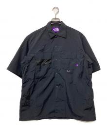 THE NORTHFACE PURPLELABEL（ザ・ノースフェイス パープルレーベル）の古着「半袖シャツ」｜ブラック