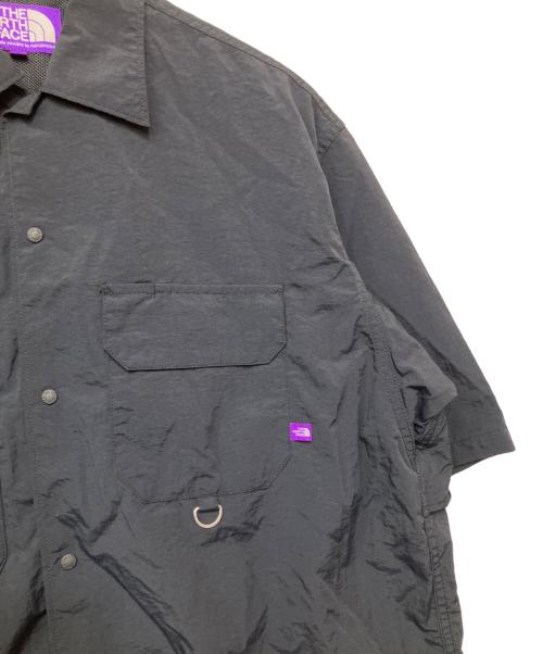 THE NORTHFACE PURPLELABEL（ザ・ノースフェイス パープルレーベル）THE NORTHFACE PURPLELABEL (ザ・ノースフェイス パープルレーベル) 半袖シャツ ブラック サイズ:Mの古着・服飾アイテム