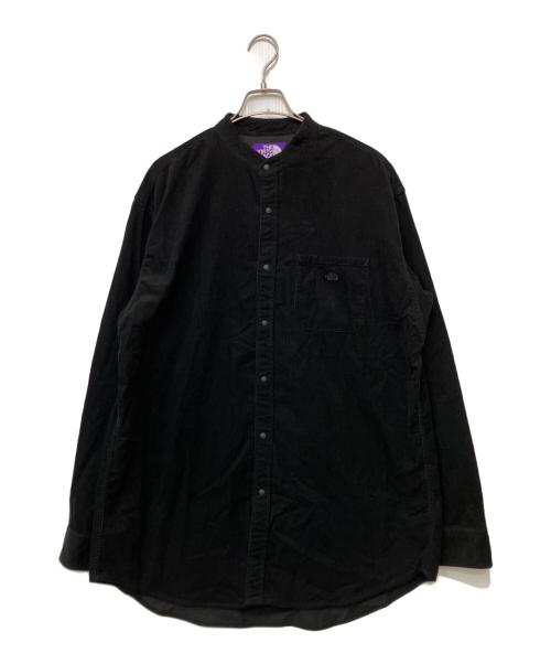 THE NORTHFACE PURPLELABEL（ザ・ノースフェイス パープルレーベル）THE NORTHFACE PURPLELABEL (ザ・ノースフェイス パープルレーベル) 長袖シャツ ブラック サイズ:Lの古着・服飾アイテム