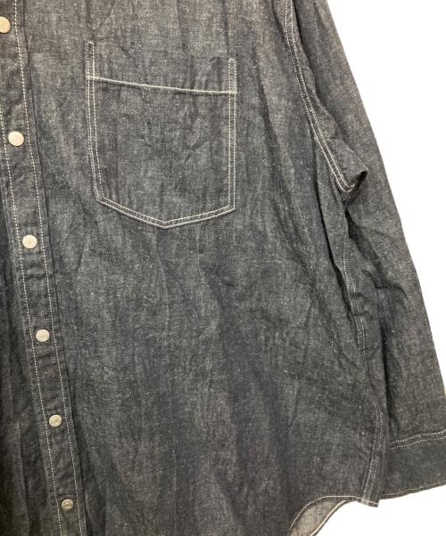 beautiful people（ビューティフルピープル）beautiful people (ビューティフルピープル) デニムシャツ ブラック サイズ:40の古着・服飾アイテム