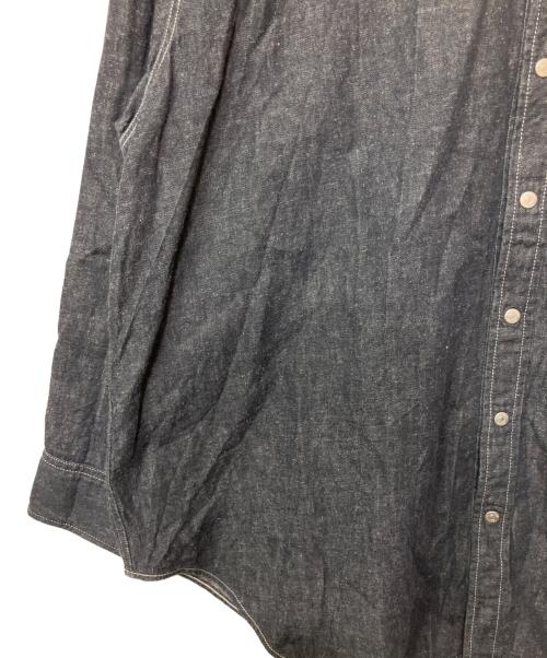 beautiful people（ビューティフルピープル）beautiful people (ビューティフルピープル) デニムシャツ ブラック サイズ:40の古着・服飾アイテム