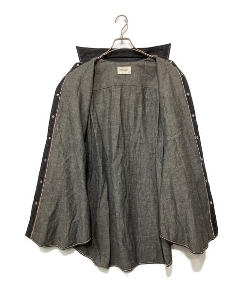 beautiful people（ビューティフルピープル）beautiful people (ビューティフルピープル) デニムシャツ ブラック サイズ:40の古着・服飾アイテム