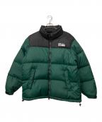FIRST DOWNファーストダウン）の古着「ダウンジャケット」｜グリーン×ブラック